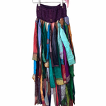 Multi-color Patch Skirt